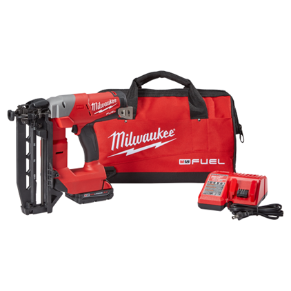 Milwaukee 2742-21ct M18 Fuel 16 Gauge Angled Finish Nailer Kit