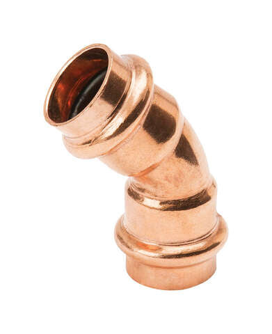 NIBCO Press System 3/4 in. Press X 3/4 in. D Press Copper 45 Degree Elbow 1 pk