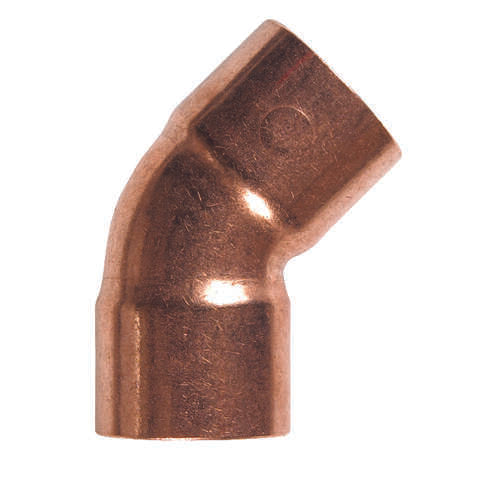 NIBCO 3/4 in. Sweat X 3/4 in. D Sweat Copper 45 Degree Elbow 1 pk