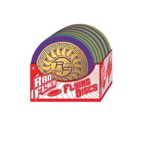Master Toys Rad Flyer Frisbee Assorted 1 pc, Pack of 36