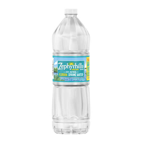 Nestle Waters Zephyrhills Natural Spring Water 1 L 1 pk, Pack of 15