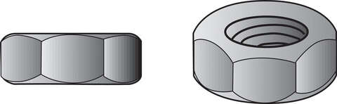 Hillman 1/2-13 in. Zinc-Plated Steel USS Hex Nut 667 pk
