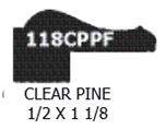 1-1/8 In. Picture Frame Clear Pine