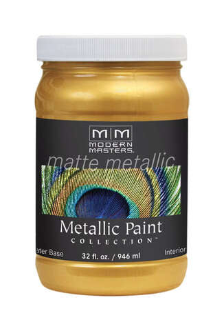Modern Masters Matte Pale Gold Protective Enamel 1 qt