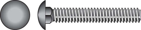 HILLMAN 3/8 in. X 3 in. L Hot Dipped Galvanized Steel Carriage Bolt 50 pk