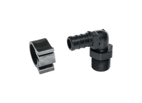 Flair-It PEXLock 1/2 in. PEX X 3/8 in. D MPT Plastic Elbow
