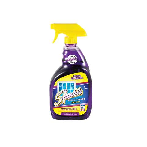 Sparkle Original Scent No-Streak Glass Cleaner 33.8 oz Liquid, Pack of 12