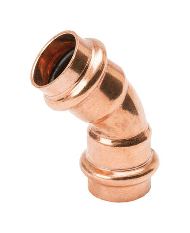 NIBCO Press System 1/2 in. Press X 1/2 in. D Press Copper 45 Degree Elbow 1 pk