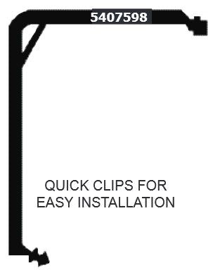5-7/8 inch Quick Clip 1 in. x 5-7/8 in. L Prefinished White Polyurethane Molding