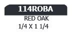 1-3/16 In. Batten Red Oak