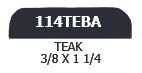 1-1/4 In. Batten Teak