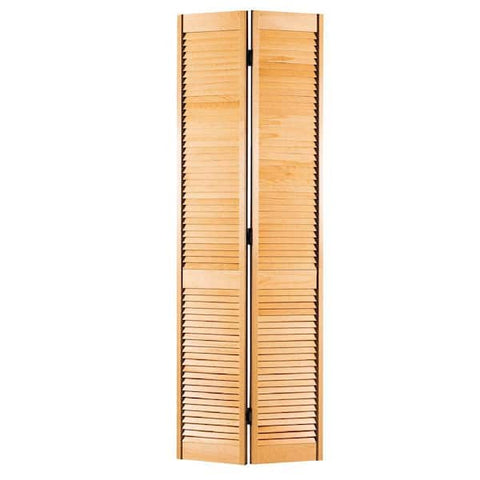 36 in. x 80 in. Bi-Fold 2 Door Pine