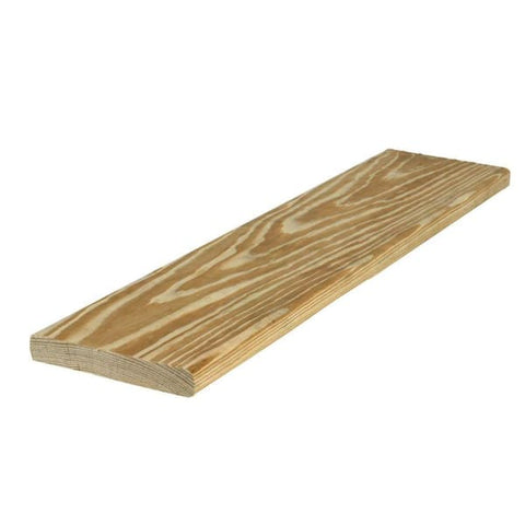 1 In. x 6 In. x 8 Ft. Tongue & Groove Pressure Treated Yellow Pine #2 Common V Joint