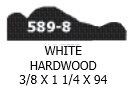 94 In. Colonial Trim White Hardwood