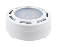 Amertac White Plug-In LED Puck Light Kit 3 pk 