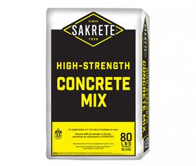 Concrete Mix 80 Lbs - High Strength