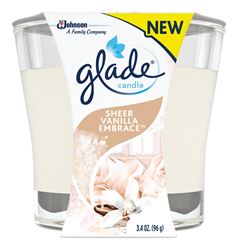 Glade  Air Freshener Candle  Pure Vanilla Joy  3.4 oz. 