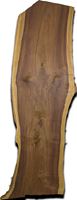 Rosewood Live Edge Wood Slab 1.5 In. x 17 In. x 60 In. 