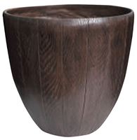 Southern Patio 14.53 in. H x 15 in. W Brown Resin Woodgrain Planter 