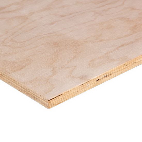 CDX Plywood, 4 ft x 8 ft - Southern Pine, Fire Treated