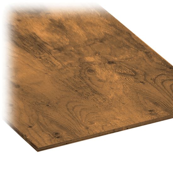 A-3 Plywood, 4 ft x 8 ft - Teak, Surfaced on 1 Side
