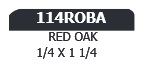 1-3/16 In. Batten Red Oak 