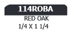 1-3/16 In. Batten Red Oak
