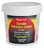 Imperial KK0061 Refractory Cement, Solid, Light Brown, 3 lb Tub 