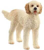 Schleich-S Farm World 13939 Animal Toy, 3 to 8 Years, Goldendoodle Dog 