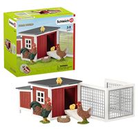 Schleich-S 42421 Chicken Coop Toy, Plastic 