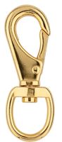 National Hardware N890-009 Boat Snap with Swivel Round Eye, 3/4 x 3-5/8 in, 115 lb Working Load, Zinc, Bronze
