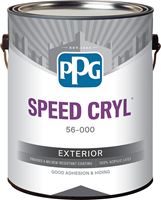 PPG SPEED CRYL 56-410XI 56-410XI-1G Exterior Paint, Satin, 1 gal  4 Pack