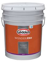 Glidden Wonder-Pro GLWP31WB/05 Interior/Exterior Paint, Eggshell Sheen, Pastel Base/White, 5 gal