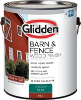 Glidden GRAB-N-GO 4099F/01 Wood Stain, Red, Liquid, 1 gal  4 Pack