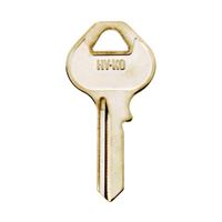 Hy-Ko 11010M16 Key Blank, Brass, Nickel, For: Master Locks and Padlocks, Pack of 10 