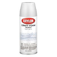 Krylon K05055007 Craft Foam Primer, Light Gray, 12 oz 