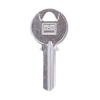 Hy-Ko 11010K1 Key Blank, Brass, Nickel-Plated, For: Keil K1 Locks, Pack of 10 