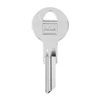 Hy-Ko 11010IN4 Key Blank, Brass, Nickel-Plated, For: Independent/Ilco IN4 Door Locks, Pack of 10 