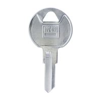 Hy-Ko 11010TM7 Key Blank, Brass, Nickel-Plated, For: Trimark TM7 Locks, Pack of 10 