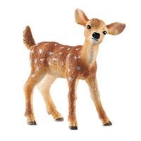 Schleich-S 14820 Figurine, 3 to 8 years, White-Tailed Fawn, Plastic 