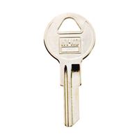 Hy-Ko 11010IN8 Key Blank, Brass, Nickel, For: ILCO Cabinet, House Locks and Padlocks, Pack of 10 