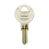 Hy-Ko 11010WTP1 Key Blank, Brass, Nickel, For: Wright Cabinet, House Locks and Padlocks, Pack of 10 