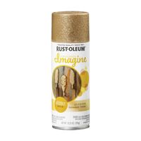 Rust-Oleum 345701 Glitter Spray Paint, Glitter, Gold, 10.25 oz 