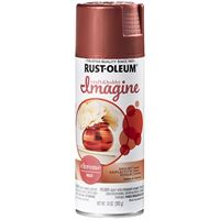 Rust-Oleum Imagine 353332 Craft Spray Paint, Chrome, Red, 10 oz, Can 