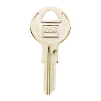 Hy-Ko 11010Y14 Key Blank, Brass, Nickel, For: Yale Cabinet, House Locks and Padlocks, Pack of 10 