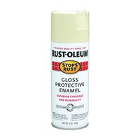 Rust-Oleum 7770830 Rust Preventative Spray Paint, Gloss, Almond, 12 oz, Can 