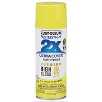Rust-Oleum 331173 Spray Paint, High-Gloss, Citrus Fields, 12 oz, Can 