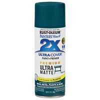 Rust-Oleum 331185 Spray Paint, Matte, Deep Teal, 12 oz, Can 
