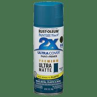 Rust-Oleum 331188 Spray Paint, Matte, Nantucket Blue, 12 oz, Can 