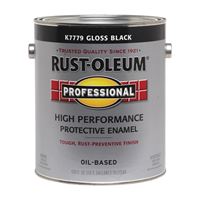 RUST-OLEUM PROFESSIONAL K7779402 Protective Enamel, Gloss, Black, 1 gal Can, Pack of 2 
